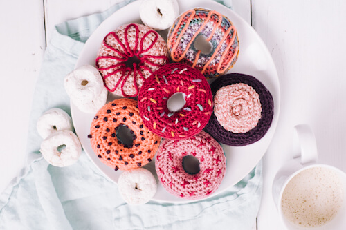 Sweet Crochet Donuts Pattern by I Like Crochet