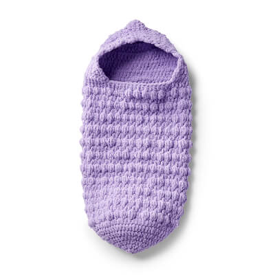 Crochet Baby Cocoon Pattern by Yarnspirations