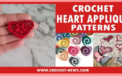 15 Crochet Heart Applique Patterns