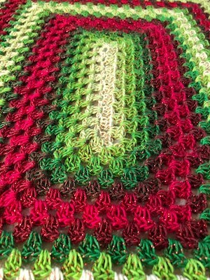 Christmas Crochet Rectangle Tablecloth Pattern by Pattern Princess