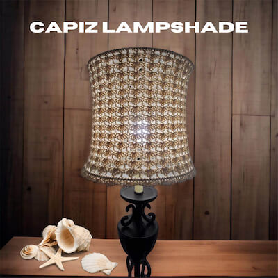 Crochet Capiz Lamp Shade Pattern by Elisa DeSena