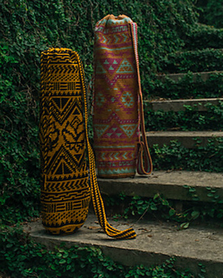 Crochet FranNamaste Yoga Mat Bag Pattern by Vincent Williams