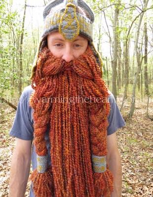 Gimli Inspired Beard Crochet Pattern by R Crafty Creations