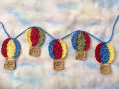 Crochet Hot Air Balloon Pattern by Joy Dumbrava