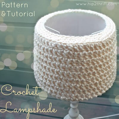 Crochet Lamp Shade Pattern by Hip 2 Thrift