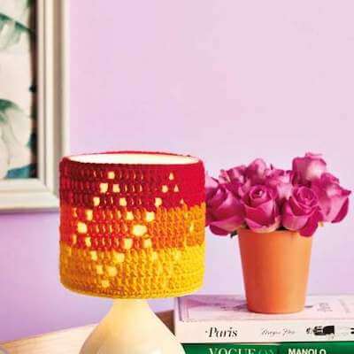 Crochet Lampshade Covers Pattern by Sarah Shrimpton