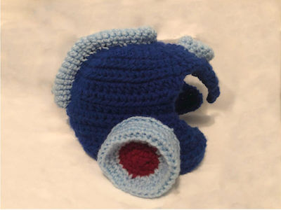 Crochet Mega Man Helmet Pattern by Knot Bad Ami