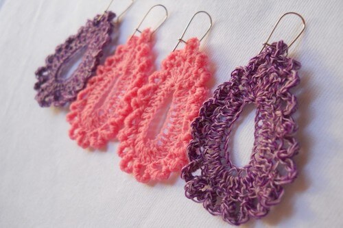Crochet Teardrop Earring Pattern by Hub Pages