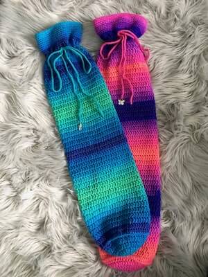 Crochet Yoga Mat Bag Pattern by Fur Babies CB