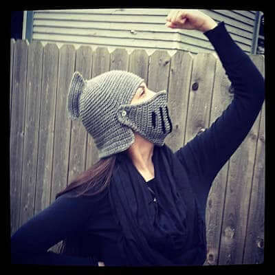 20 Crochet Helmet Patterns Knight In Shining Armor Hat Crochet Pattern by Yarnutopia