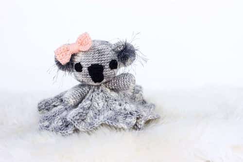 One Skein Crochet Koala Lovey Pattern by Make & Do Crew