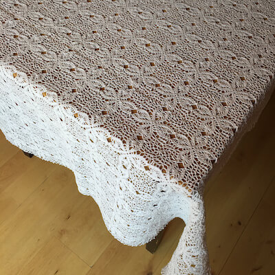 Puritan Crocheted Tablecloth Pattern by American Thread Company