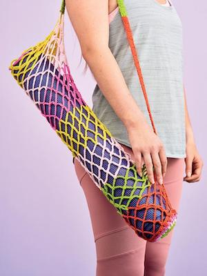 Yoga Mat Bag Crochet Pattern by Sarah Shrimpton