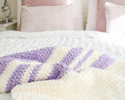 Crochet Baby Blanket Pattern by Bella Coco Crochet