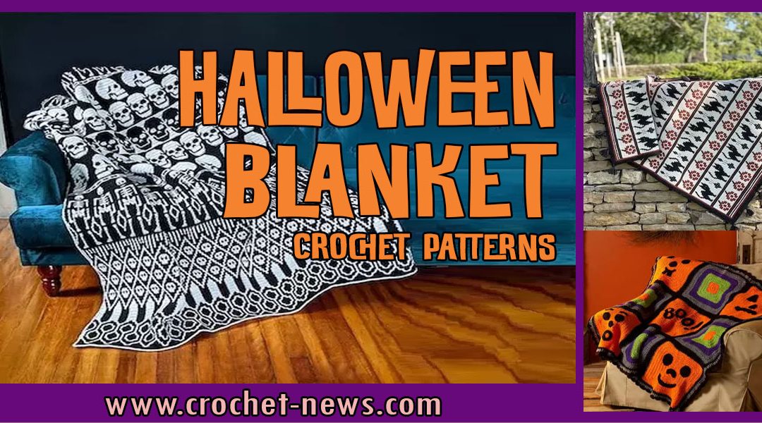 15 Crochet Halloween Blanket Patterns
