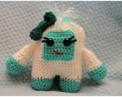 Eddie the Yeti by Left-Handed Crocheter