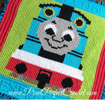 Ultimate Thomas The Train Crochet Graphgan Pattern by PixelPerfectCrochet