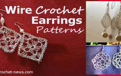 10 Wire Crochet Earrings Patterns