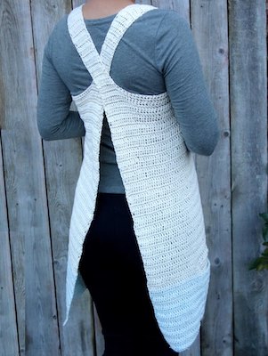 Agave Japanese Apron Crochet Pattern by Camexia Designs