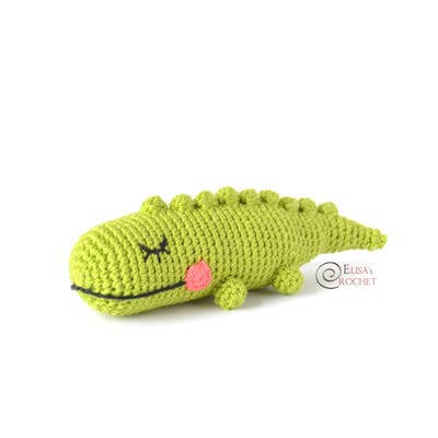 Crochet Alligator Pattern by Elisa's Crochet