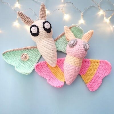 Crochet Moth Pattern by Skein Spider