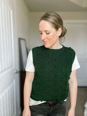 Crochet Nantucket Sweater Vest Pattern by The Cozy Knot Crochet