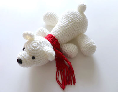 Crochet Polar Bear Buddy Pattern by Repeat Crafter Me
