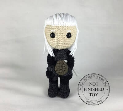 Daemon Targaryen Crochet Pattern by My World Amigurumi Shop