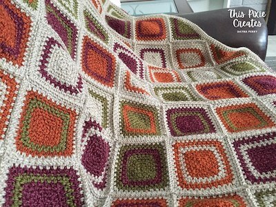 Disco Queen Blanket Crochet Pattern by This Pixie Creates US