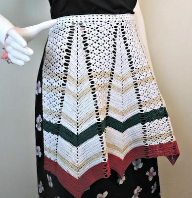 Free Vintage Crochet Apron Pattern by Jessie At Home