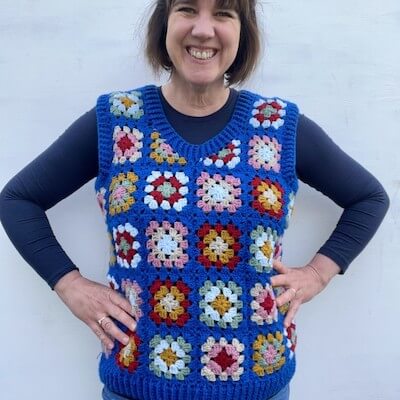 Fun Times Vest Crochet Pattern by Hobbii