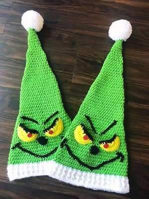 Grinch Hat Crochet Pattern by Ava Girl Patterns