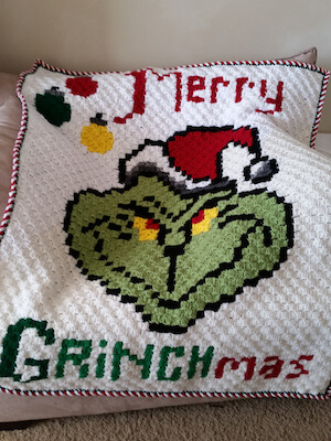Merry Grinchmas Grapghan Crochet Pattern by Aimee Hardy
