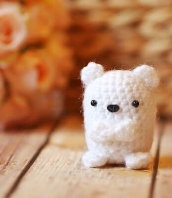 Shirokuma, The Polar Bear Amigurumi Pattern by Little World Of Whimsy