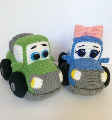 Tonk & Tink Truck Crochet Pattern by Holly's Hobbies Ptbo