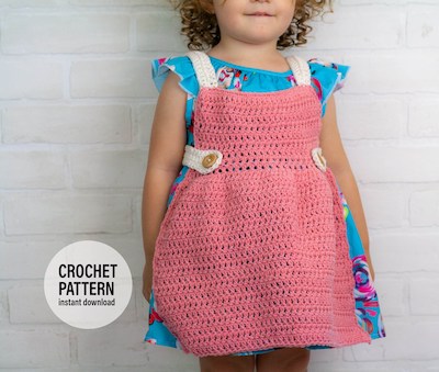 Vintage Crochet Apron Pattern by Winding Road Crochet