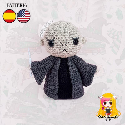 Lord Voldemort Amigurumi Crochet Pattern by Galencaixe