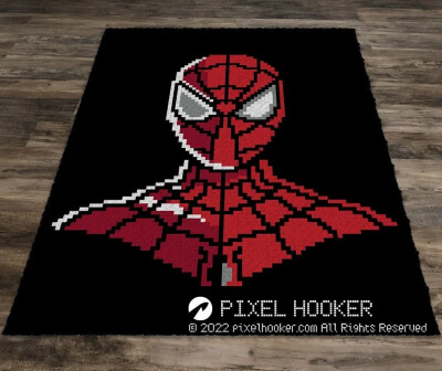 Spiderman Blanket Crochet Pattern by PixelHooker2
