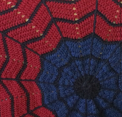 Spiderman Blanket Crochet Pattern from Cornonthemonkey