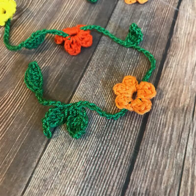 Crochet Flower Fairy Vines Pattern by Crochet Spot Patterns