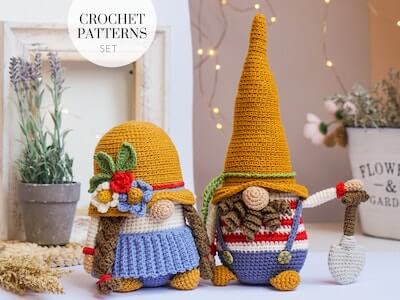 Crochet Garden Gnome Pattern by Crochet Page