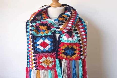 15 Granny Square Scarf Crochet Patterns Crochet News