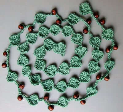 Crochet Leafy Vine Pattern by TC Designs UK