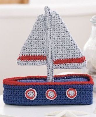 Crochet Sailing Boat Pattern by The Knitting Network