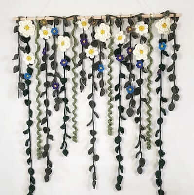 Faerie Garden Wall Hanging Crochet Pattern by Eclectic Jess Crochet
