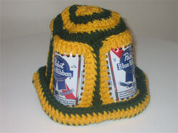 Beer Can Hat Crochet Pattern by Extreme Craft