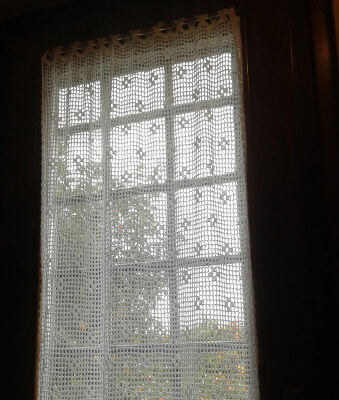 Crochet lace Curtains by CreazioniFiopi