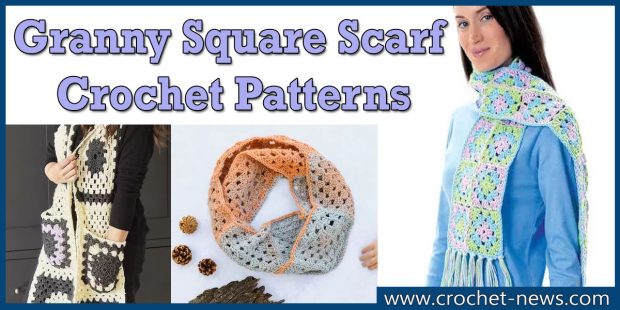 Granny Square Scarf Crochet Patterns