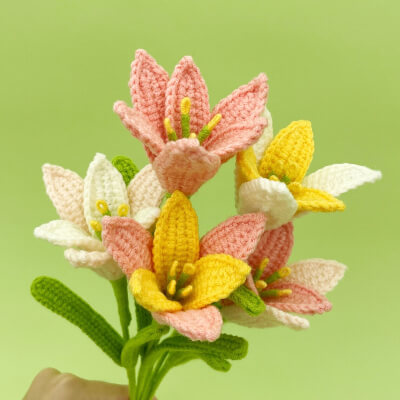Rain Lily Orchid Crochet Pattern from Lily's Lyric