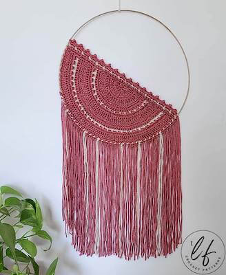 Crochet Aura Wall Hanging Pattern by The Loophole Fox